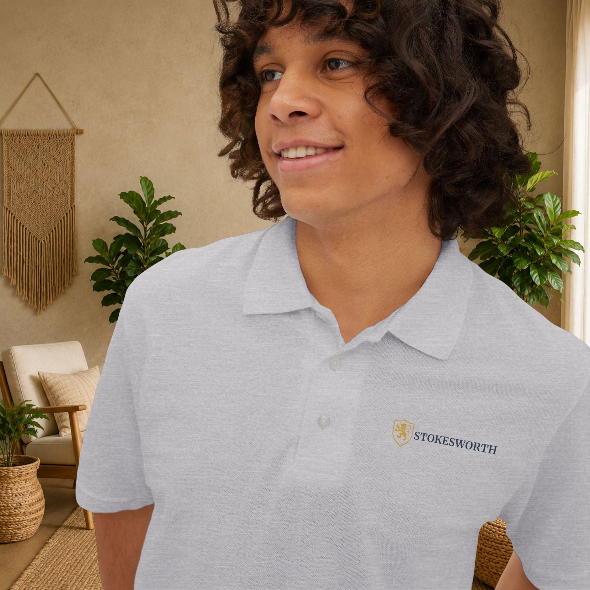 Stokesworth Logo Performance Golf Shirt
