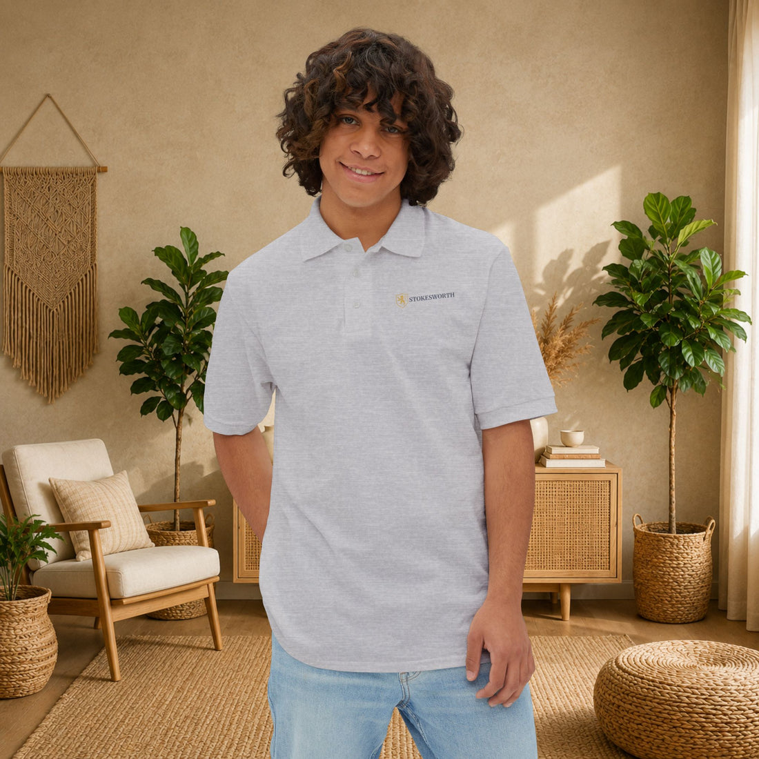 Stokesworth Logo Performance Golf Shirt