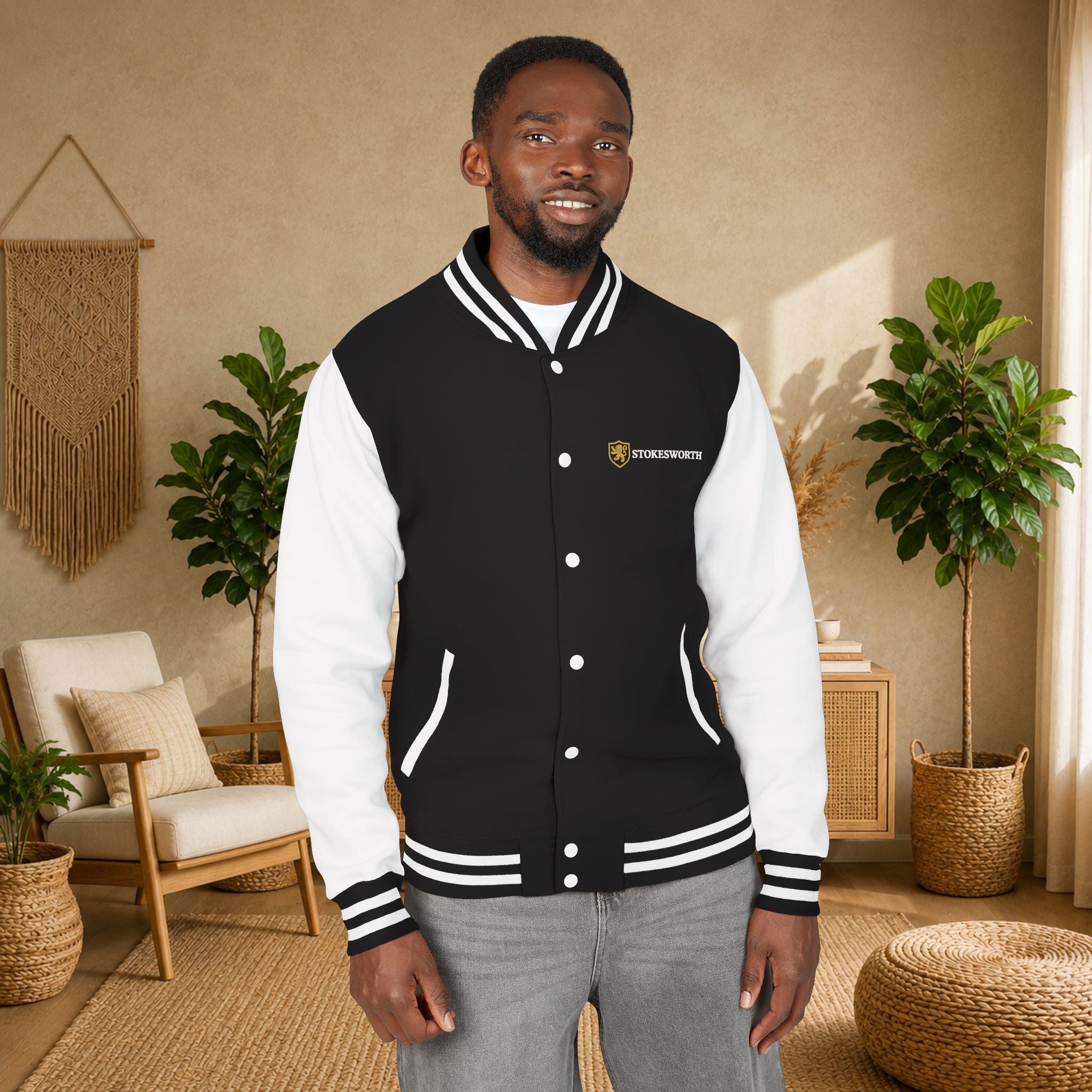 Stokesworth Crest Varsity Jacket