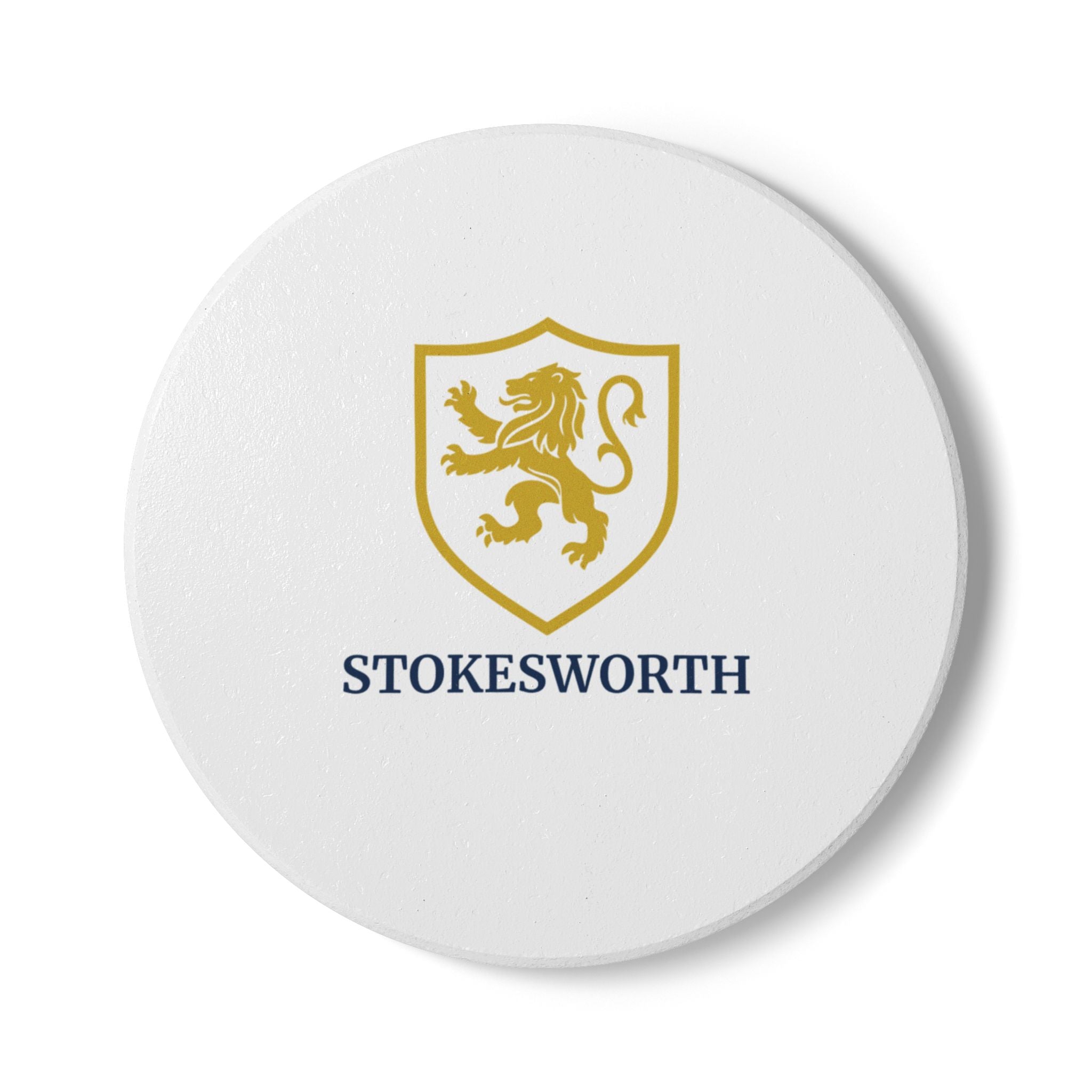 Stokesworth Lion Crest Ceramic Coaster