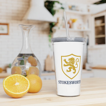 Stokesworth Crest Tumbler with Straw