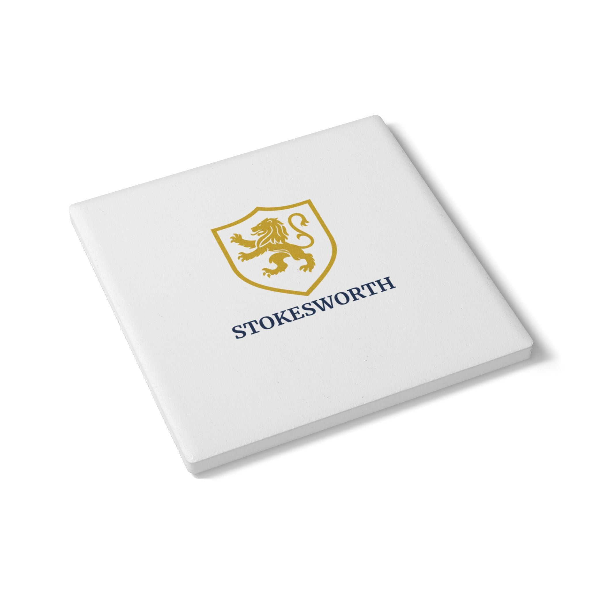 Stokesworth Lion Crest Ceramic Coaster