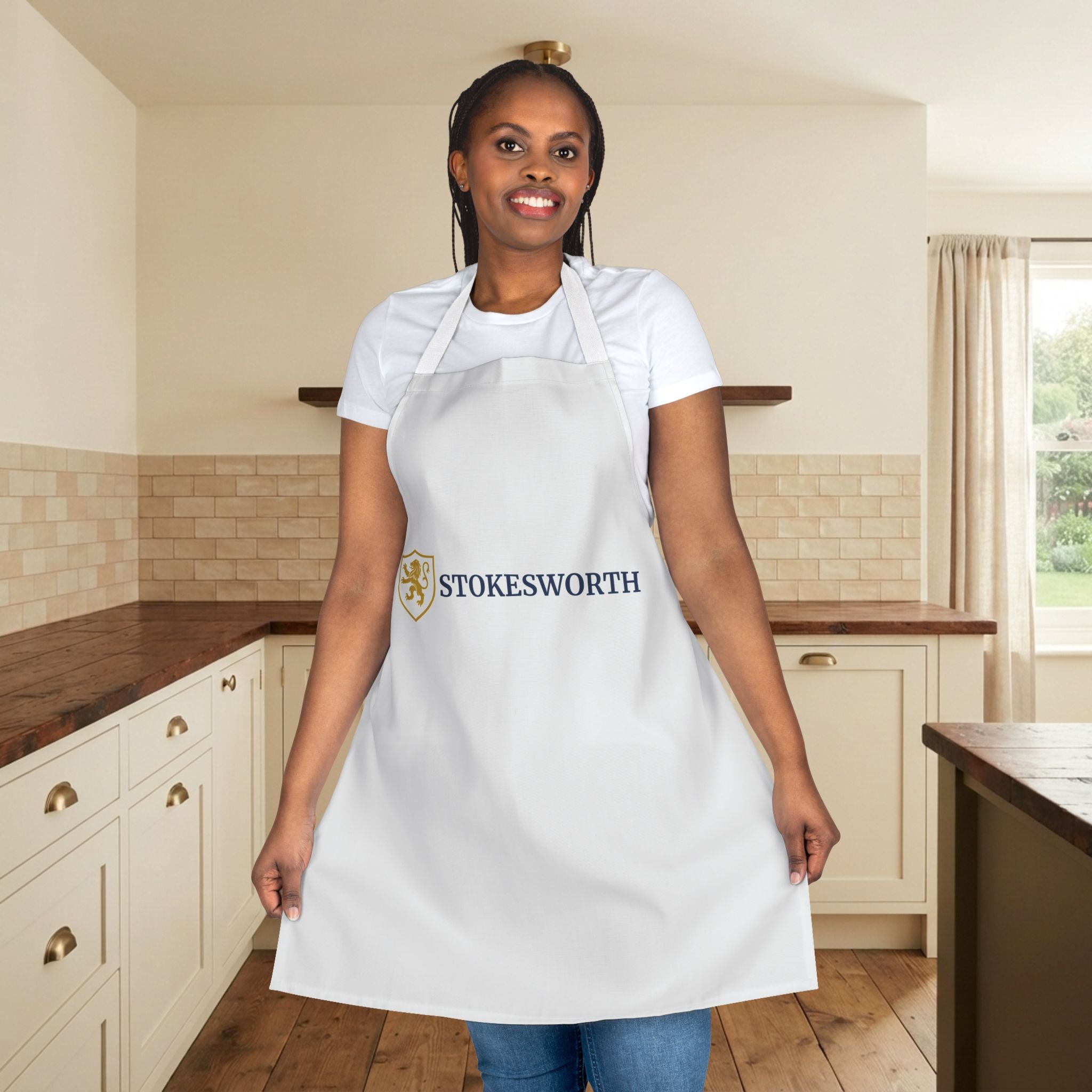 Stokesworth Crest Logo Apron