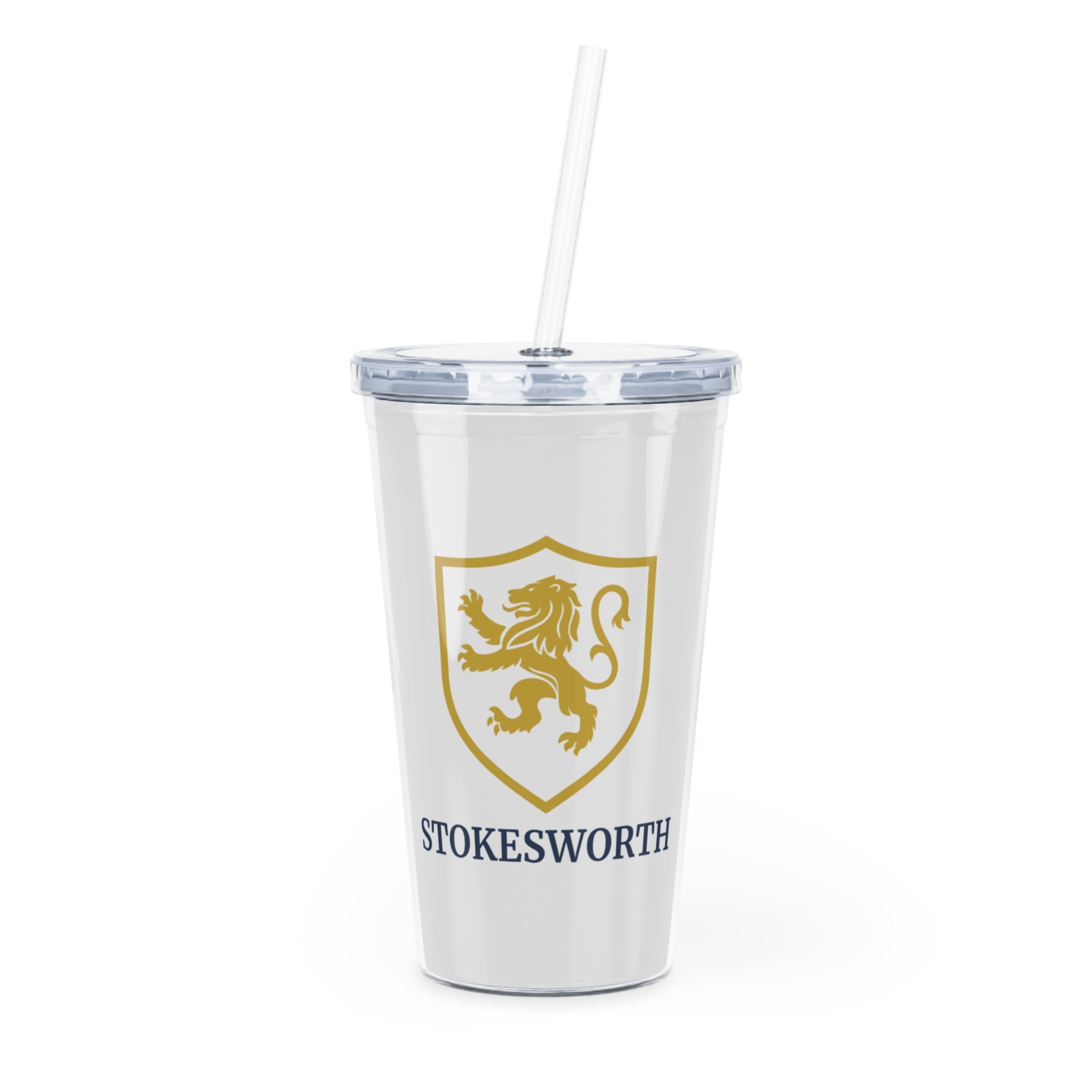 Stokesworth Crest Tumbler with Straw
