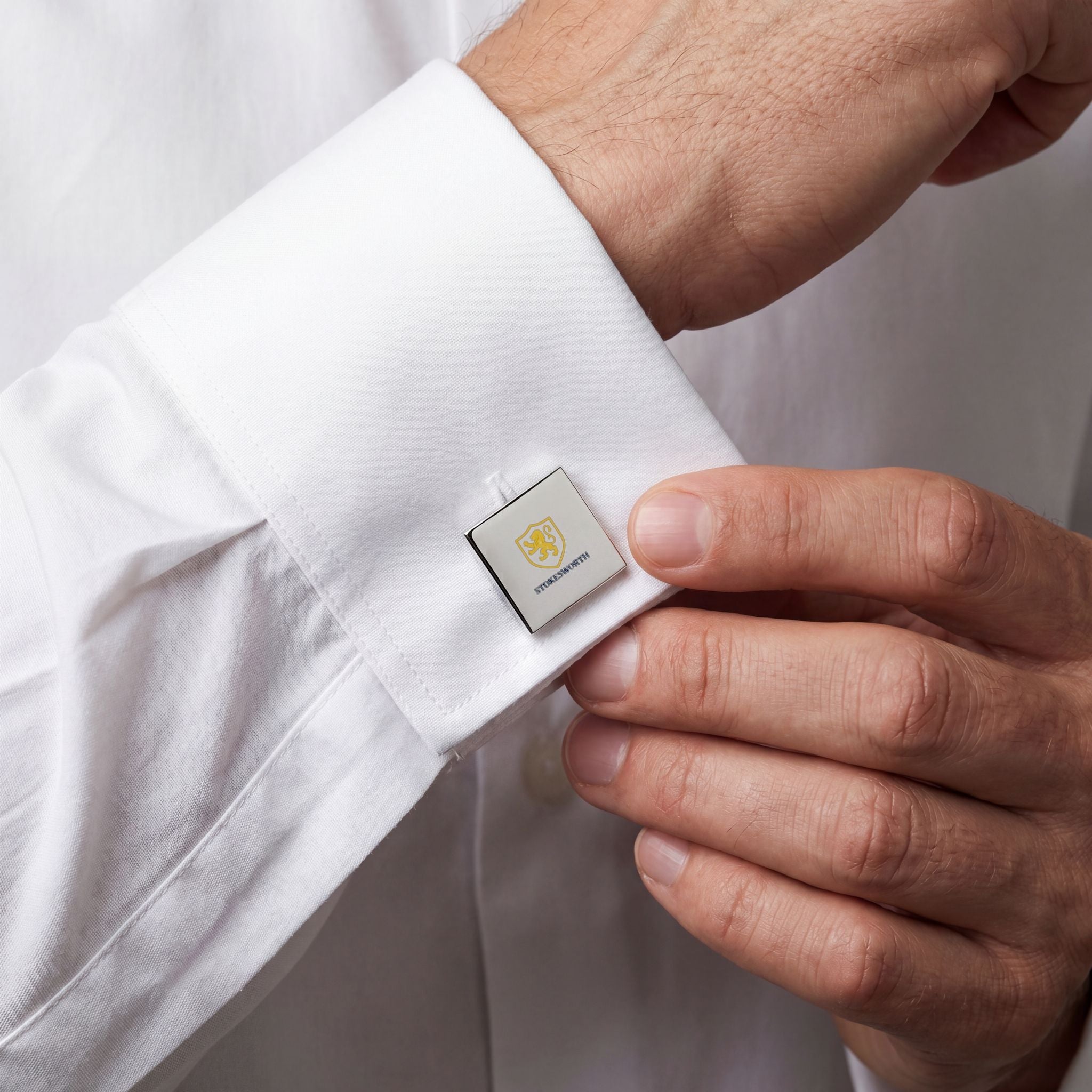 Gold Lion Crest Cufflinks