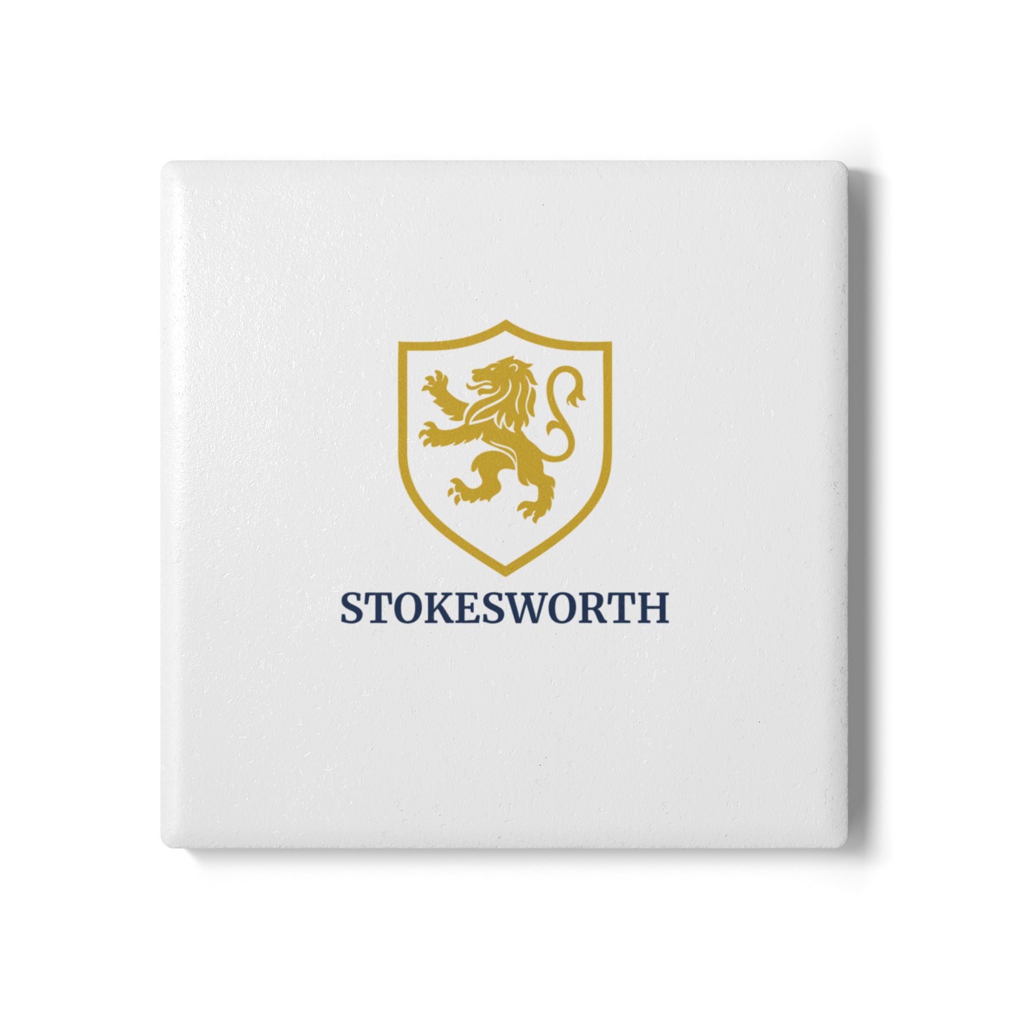 Stokesworth Lion Crest Ceramic Coaster