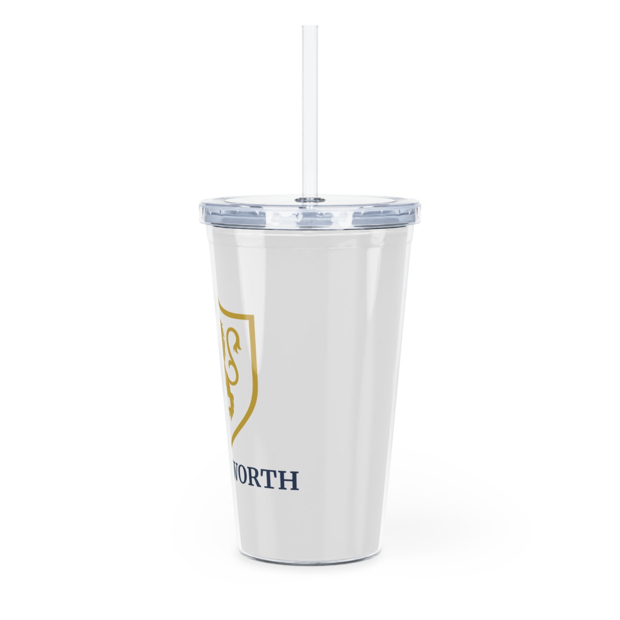 Stokesworth Crest Tumbler with Straw