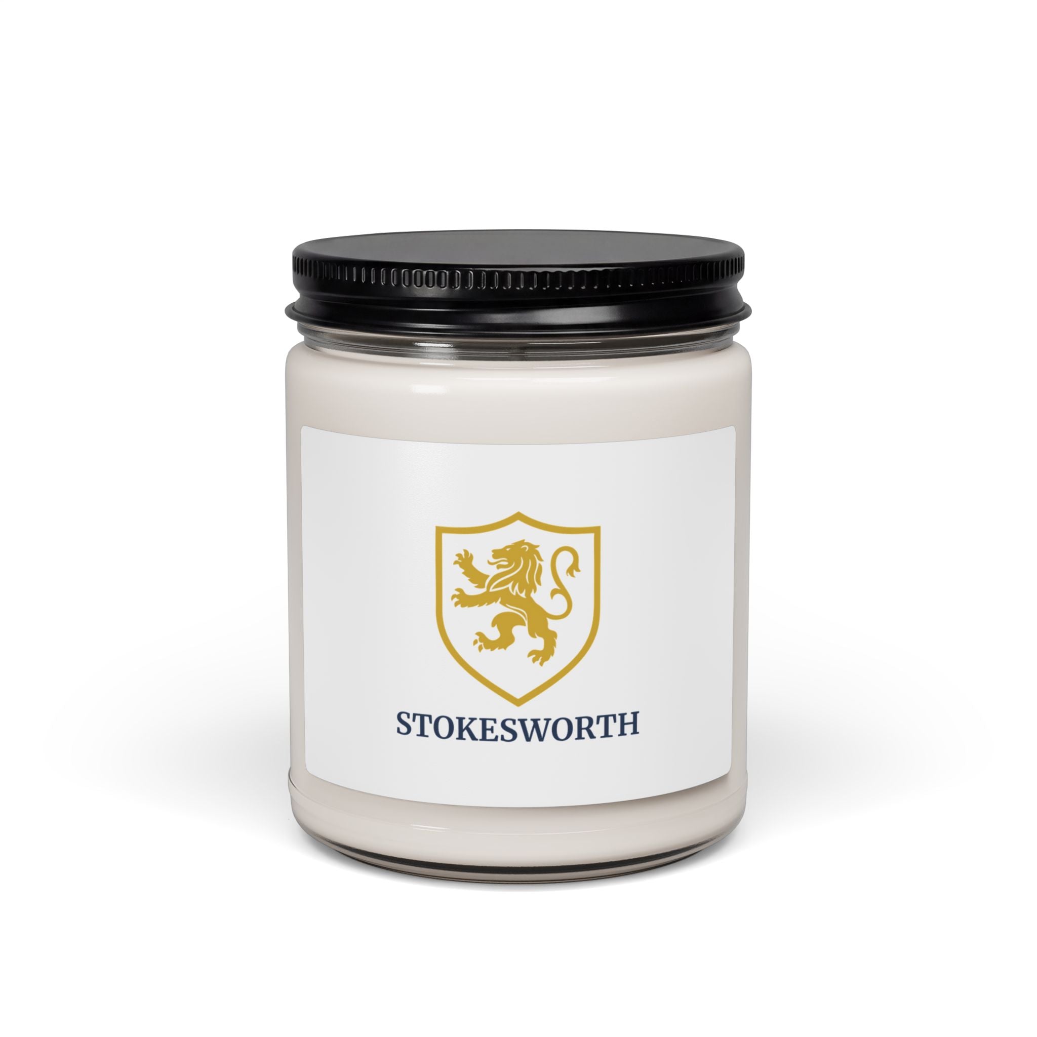 Stokesworth 9oz Scented Soy Candle — Elegant Home Fragrance Jar