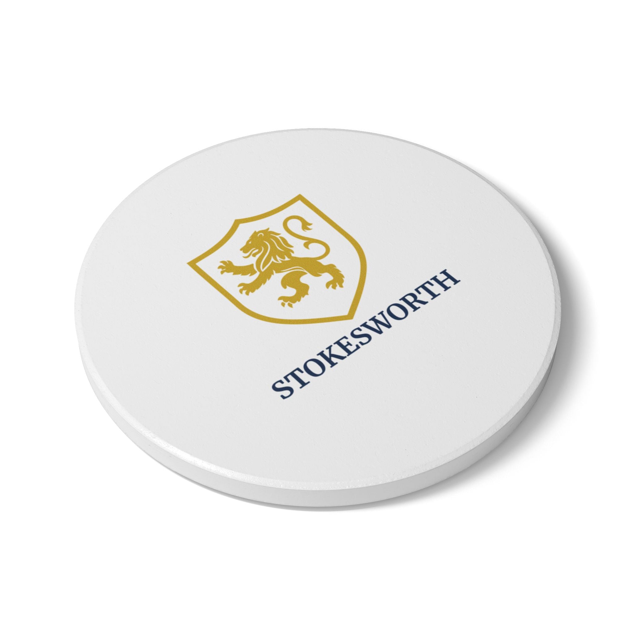 Stokesworth Lion Crest Ceramic Coaster
