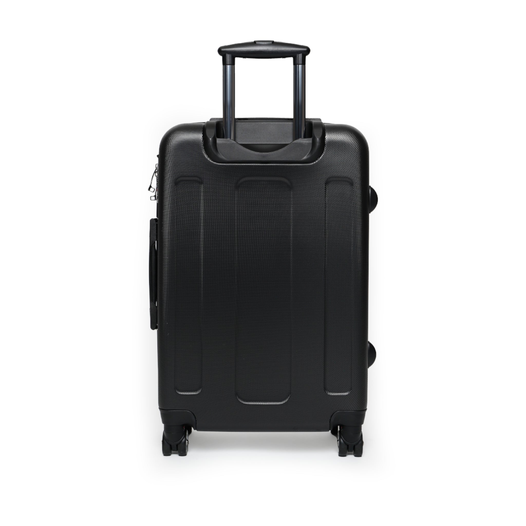 Custom Logo Suitcase Cover — Personalized Travel Luggage Protector with Repeated Crest Design