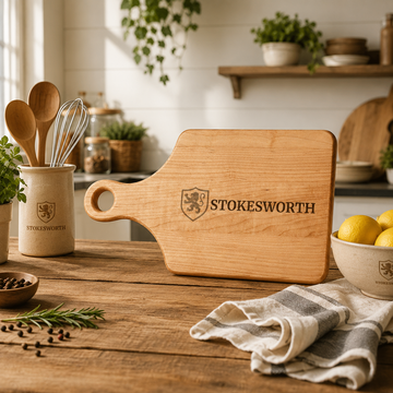 Stokesworth Logo Cutting Board